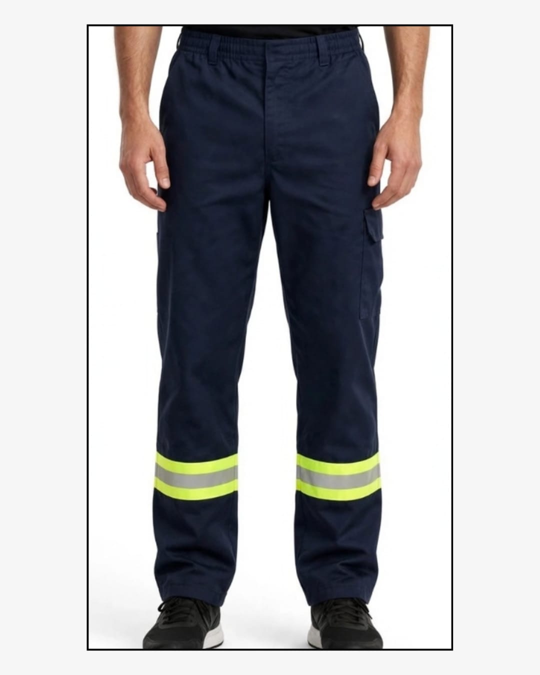 Calça Azul Marinho com Faixa