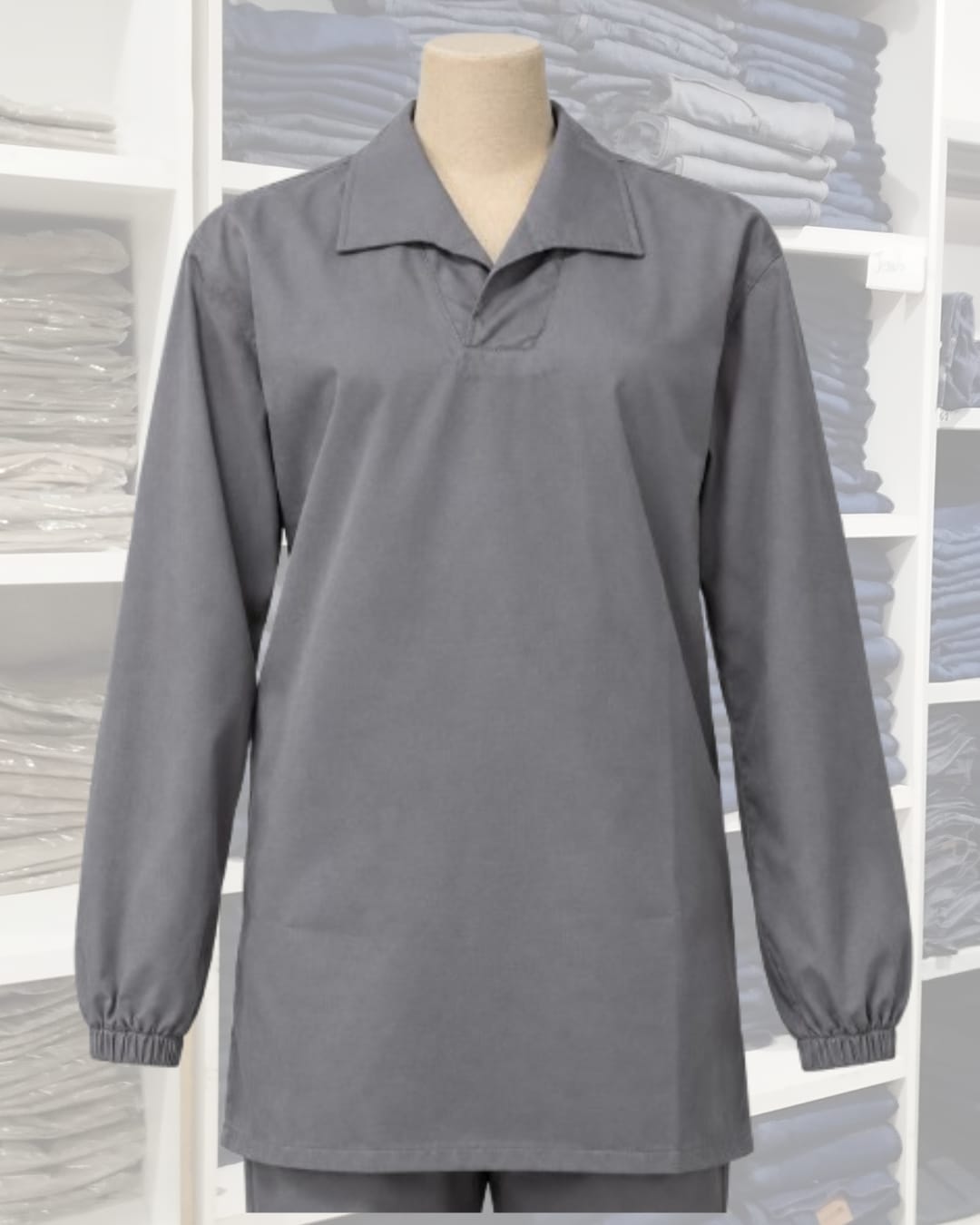 Camisa Italiana em Brim Leve — Manga Longa
