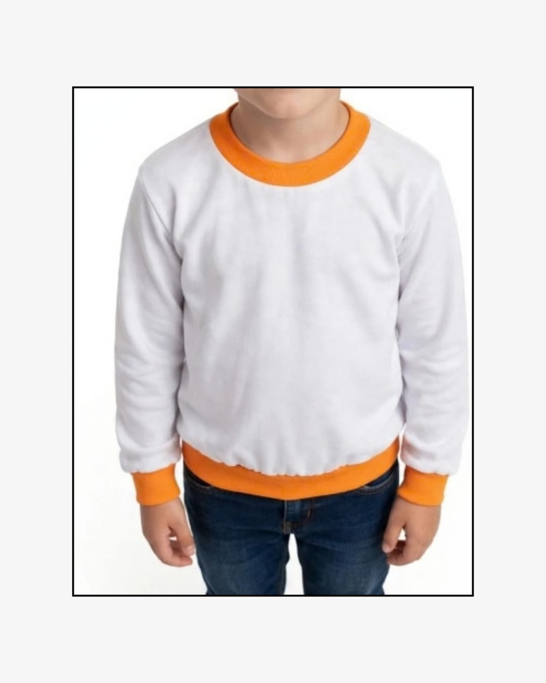 Moleton Infantil Laranja